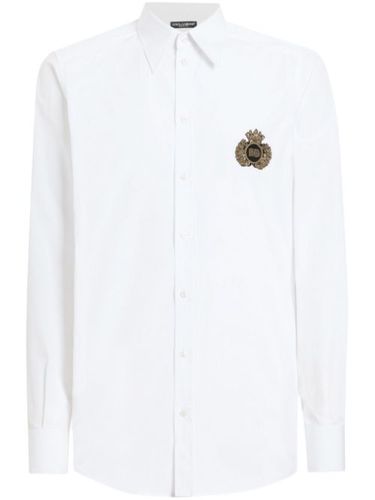 Chemise à patch logo - Dolce & Gabbana - Modalova