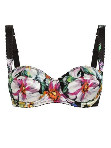 Soutien-gorge à imprimé Rose Garden - Dolce & Gabbana - Modalova