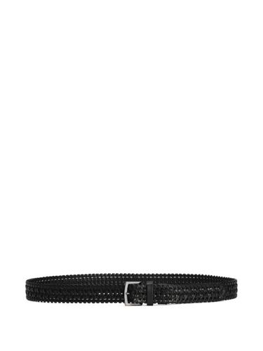 Ceinture en cuir à design tressé - Dolce & Gabbana - Modalova