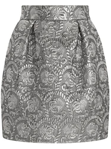 Jupe mi-longue à effet en brocart - Dolce & Gabbana - Modalova