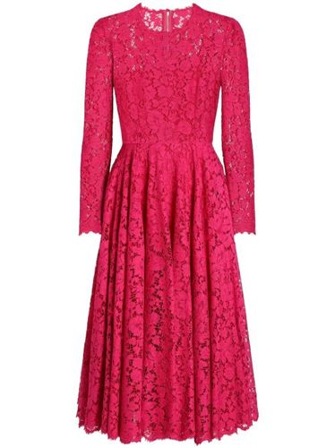 Robe à dentelle appliquée - Dolce & Gabbana - Modalova