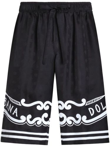 Bermuda à logo imprimé - Dolce & Gabbana - Modalova