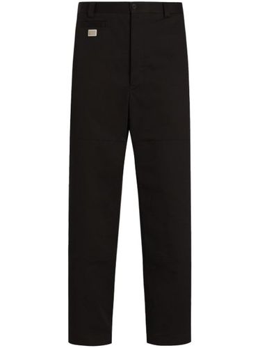 Pantalon à plaque logo - Dolce & Gabbana - Modalova
