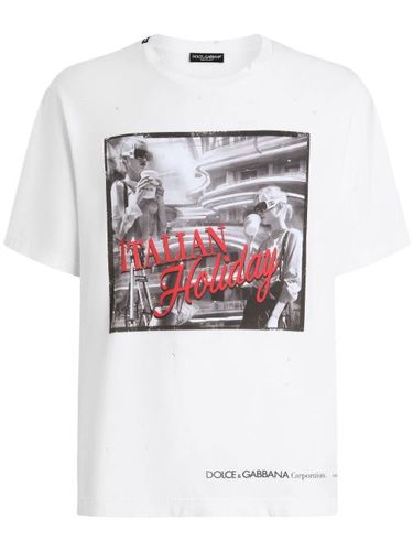 T-shirt à imprimé graphique - Dolce & Gabbana - Modalova