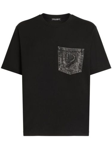 T-shirt à logo poitrine - Dolce & Gabbana - Modalova
