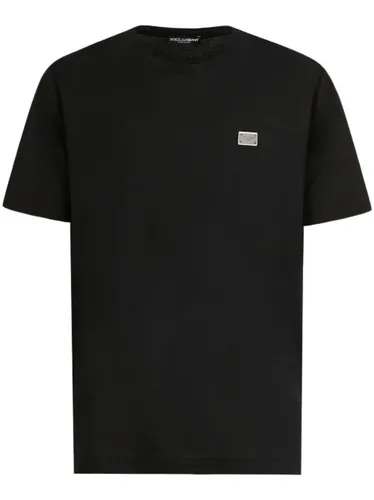 T-shirt à plaque logo - Dolce & Gabbana - Modalova