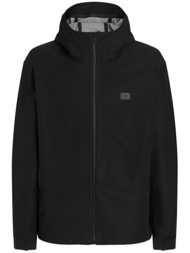 Veste bomber à plaque logo - Dolce & Gabbana - Modalova