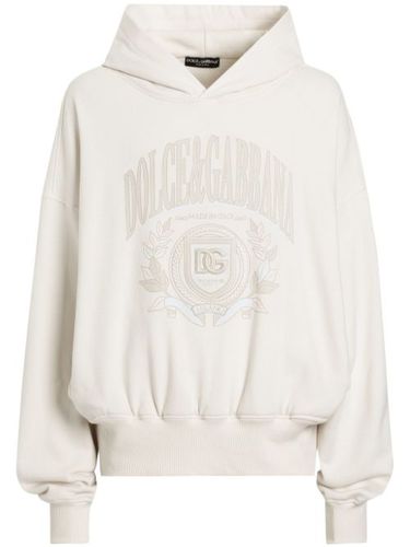 Hoodie à logo imprimé - Dolce & Gabbana - Modalova