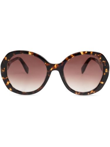 Lunettes de soleil oversize à effet écailles de tortue - Marc Jacobs Eyewear - Modalova