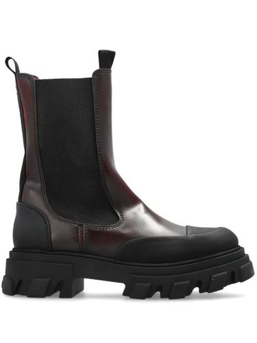Bottines chelsea en cuir artificiel - GANNI - Modalova