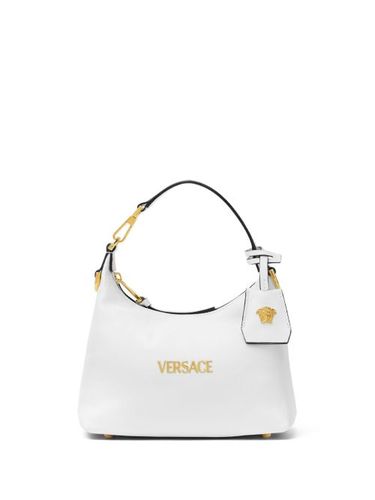 Versace sac cabas Tag Hobo - Blanc - Versace - Modalova