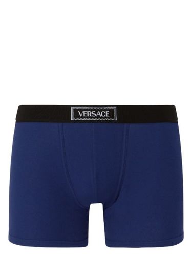 Boxer nervuré 90s Logo - Versace - Modalova