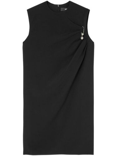 Robe-chemise satinée Safety Pin à coupe mi-longue - Versace - Modalova