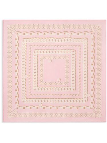 Grand foulard Treasure en soie - Versace - Modalova