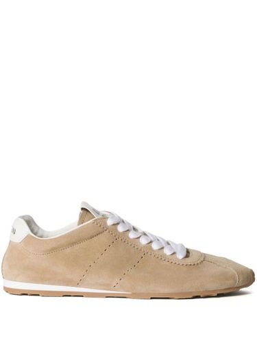 Baskets Plume en daim - Miu Miu - Modalova