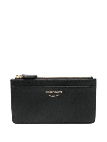 Portefeuille à logo embossé - Emporio Armani - Modalova