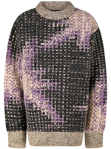 Pull en maille intarsia - DRIES VAN NOTEN - Modalova