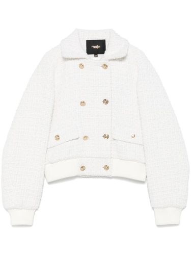Veste bomber en tweed - Maje - Modalova