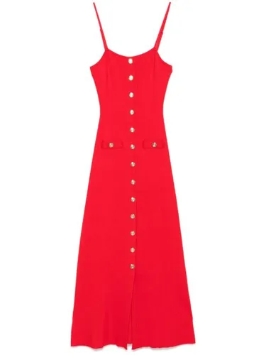 Robe nervurée à coupe mi-longue - Maje - Modalova
