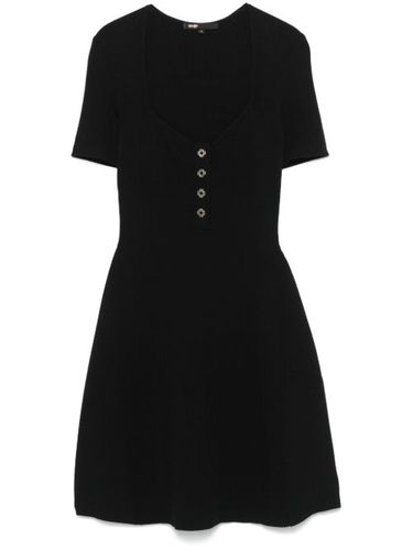 Robe courte en maille nervurée - Maje - Modalova