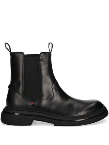 HUGO bottes en cuir - Noir - HUGO - Modalova