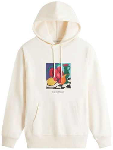 Hoodie à imprimé graphique - Drôle De Monsieur - Modalova