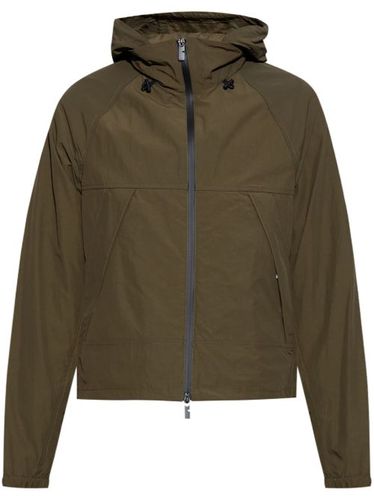 Veste zippée à logo imprimé - Burberry - Modalova