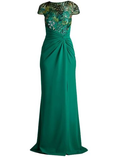Robe longue drapée - Tadashi Shoji - Modalova