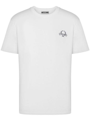T-shirt en coton à logo imprimé - Moschino - Modalova