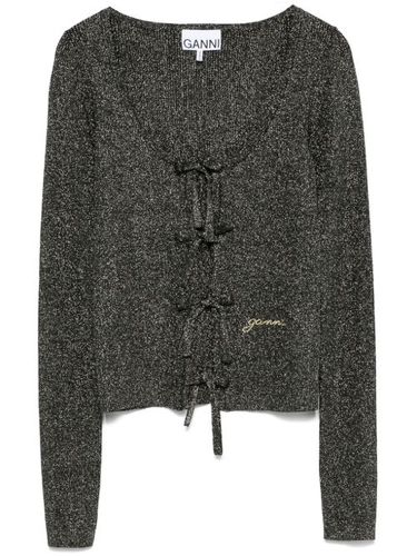 Blouse en maille nervurée - GANNI - Modalova