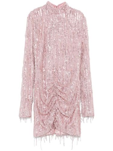 Robe courte ornée de sequins à franges - ROTATE BIRGER CHRISTENSEN - Modalova