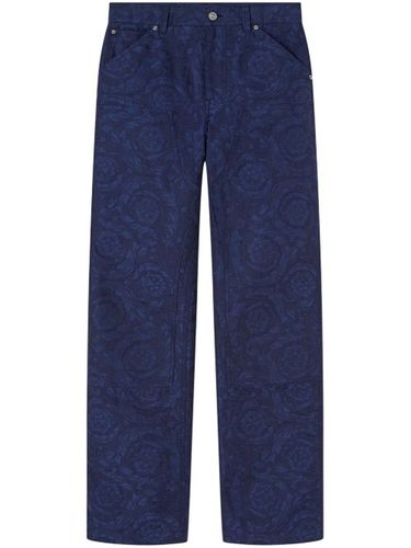 Pantalon à motif Barocco en jacquard - Versace - Modalova