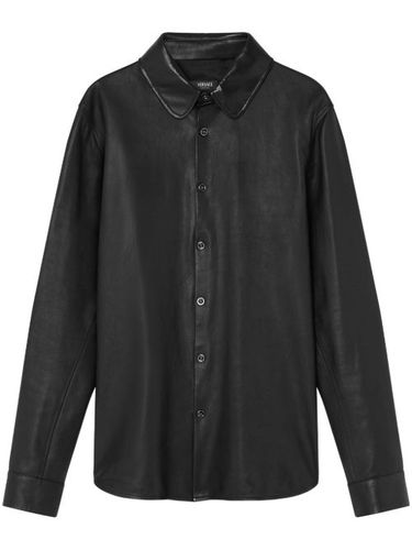Versace chemise en cuir - Noir - Versace - Modalova