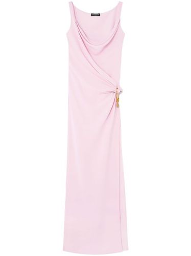 Robe longue Safety Pin à fronces - Versace - Modalova