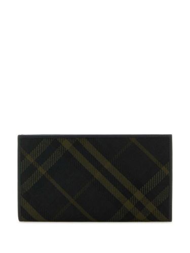 Portefeuille à carreaux - Burberry - Modalova