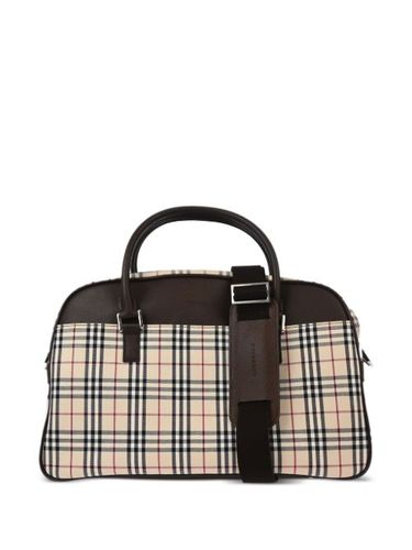 Sac porté épaule à motif House Check (années 1990-2000) - Burberry Pre-Owned - Modalova
