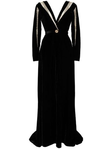 Robe longue en velours - Saiid Kobeisy - Modalova