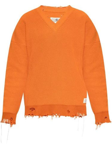 Pull à motif numéro - MM6 Maison Margiela - Modalova