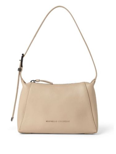 Sac porté épaule à logo embossé - Brunello Cucinelli - Modalova