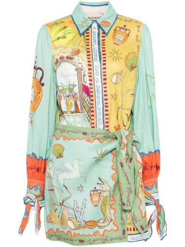 Robe-chemise courte Surrealist Summer - ALEMAIS - Modalova