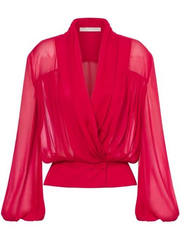 Blouse transparente à design drapé - Philosophy Di Lorenzo Serafini - Modalova
