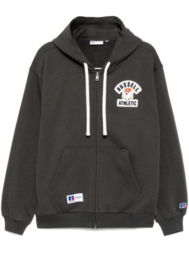 Hoodie zippé à patch logo - CHOCOOLATE - Modalova