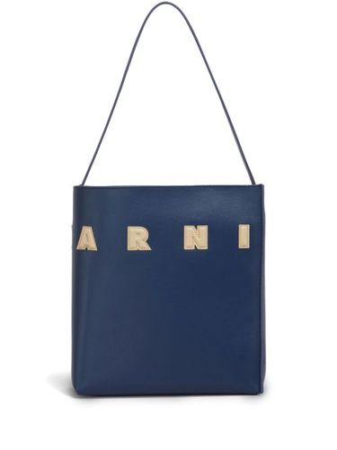 Marni petit sac cabas Museo - Bleu - Marni - Modalova