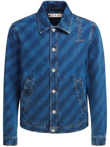 Veste en jean à rayures - Marni - Modalova