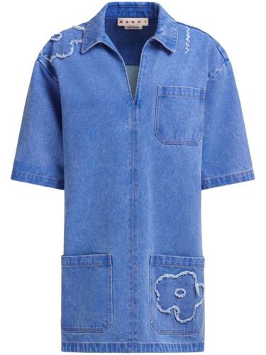 Robe en jean à coupe courte - Marni - Modalova