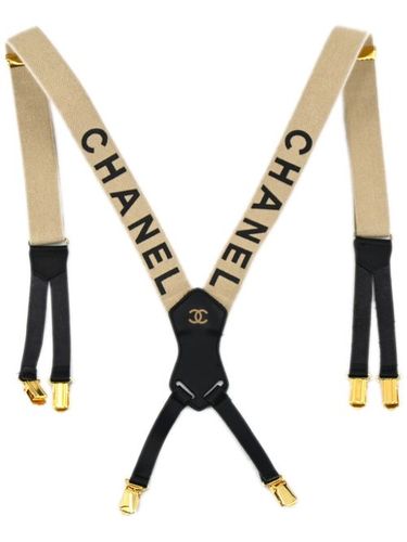 Bretelles à logo imprimé (années 1990-2000) - CHANEL Pre-Owned - Modalova