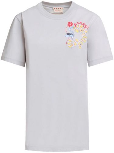 Marni t-shirt à col rond - Blanc - Marni - Modalova