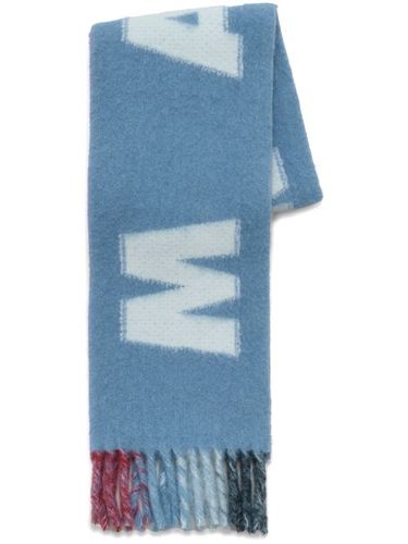 Marni écharpe à logo - Bleu - Marni - Modalova