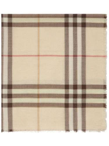 Écharpe à carreaux - Burberry - Modalova