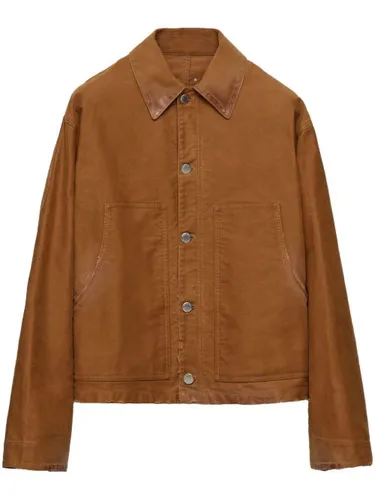 Veste texturée à fermeture boutonnée - Prada - Modalova